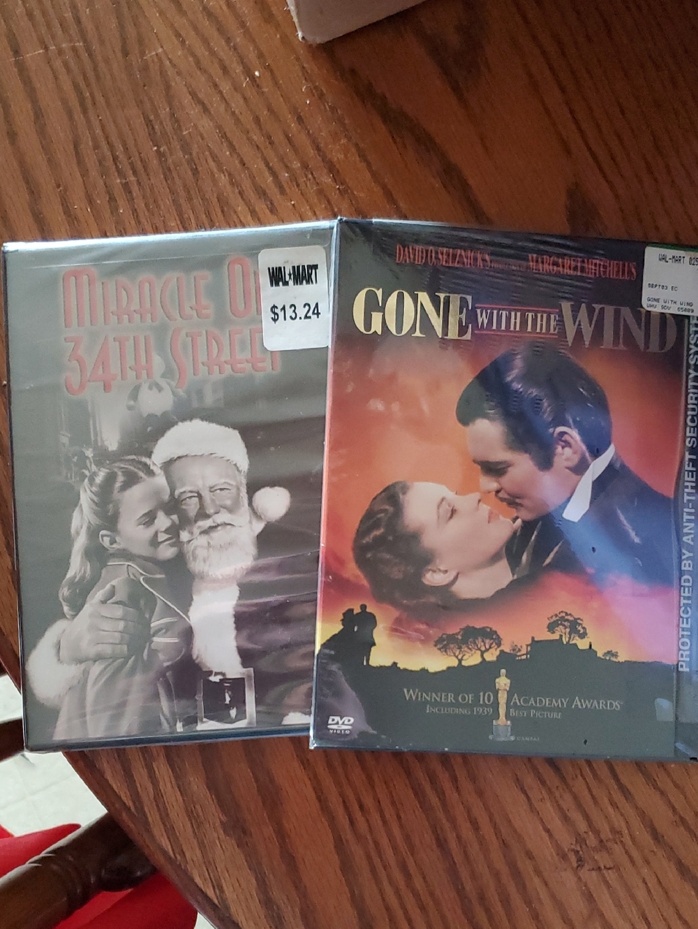 Gone With the Wind & Miracle on 34th Street DVD Set - Sealed, Unopened Cases